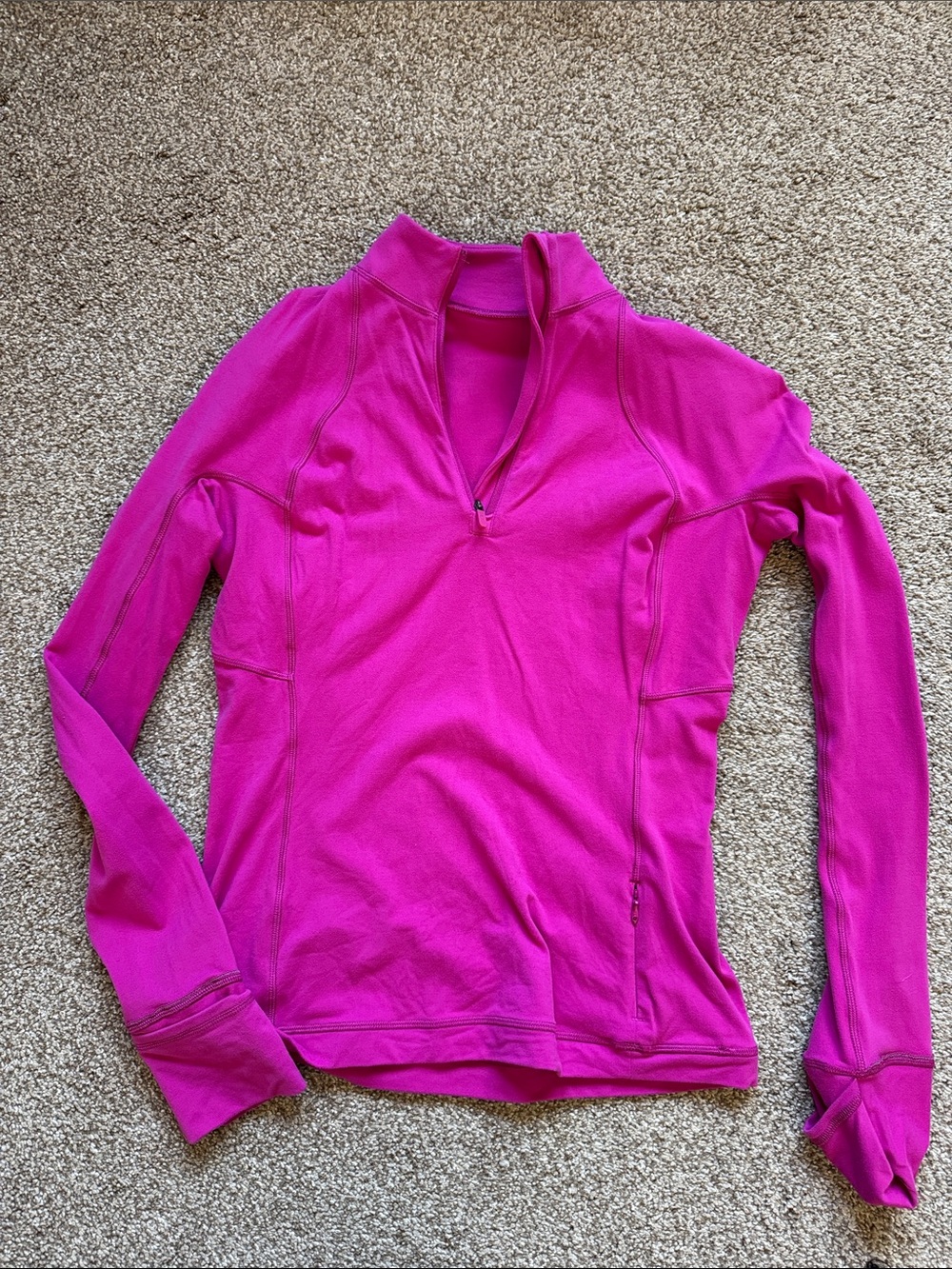 Lululemon Quarter Zip Top Size 8